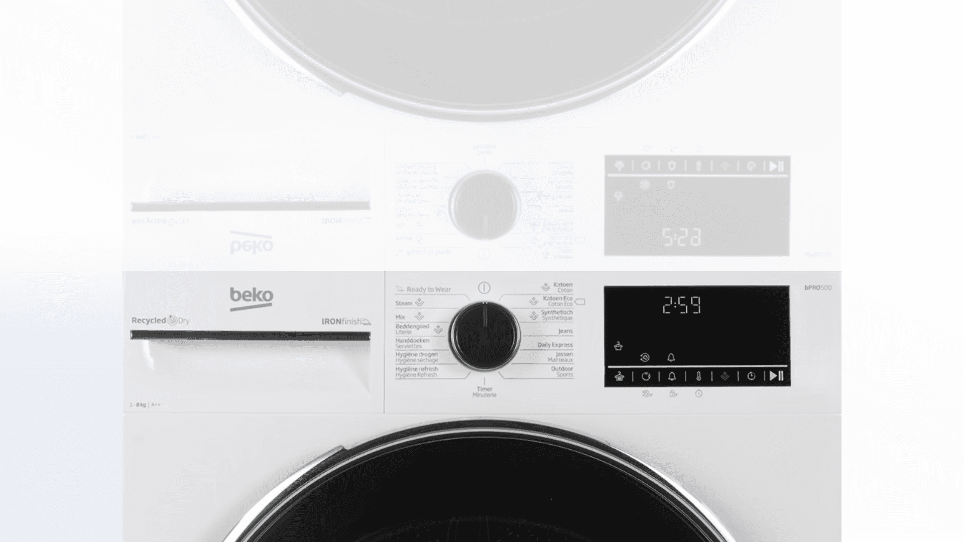 Beko B5T682339W IRONfinish 2 Beko B5T682339W IRONfinish 1