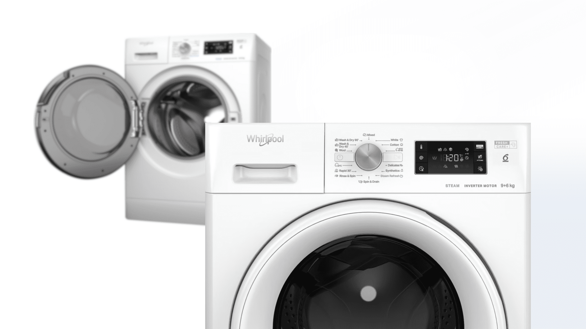 Whirlpool FFWDB 964369 WV EE - 9/6 kg 1 Whirlpool FFWDB 964369 WV EE 96 kg 2