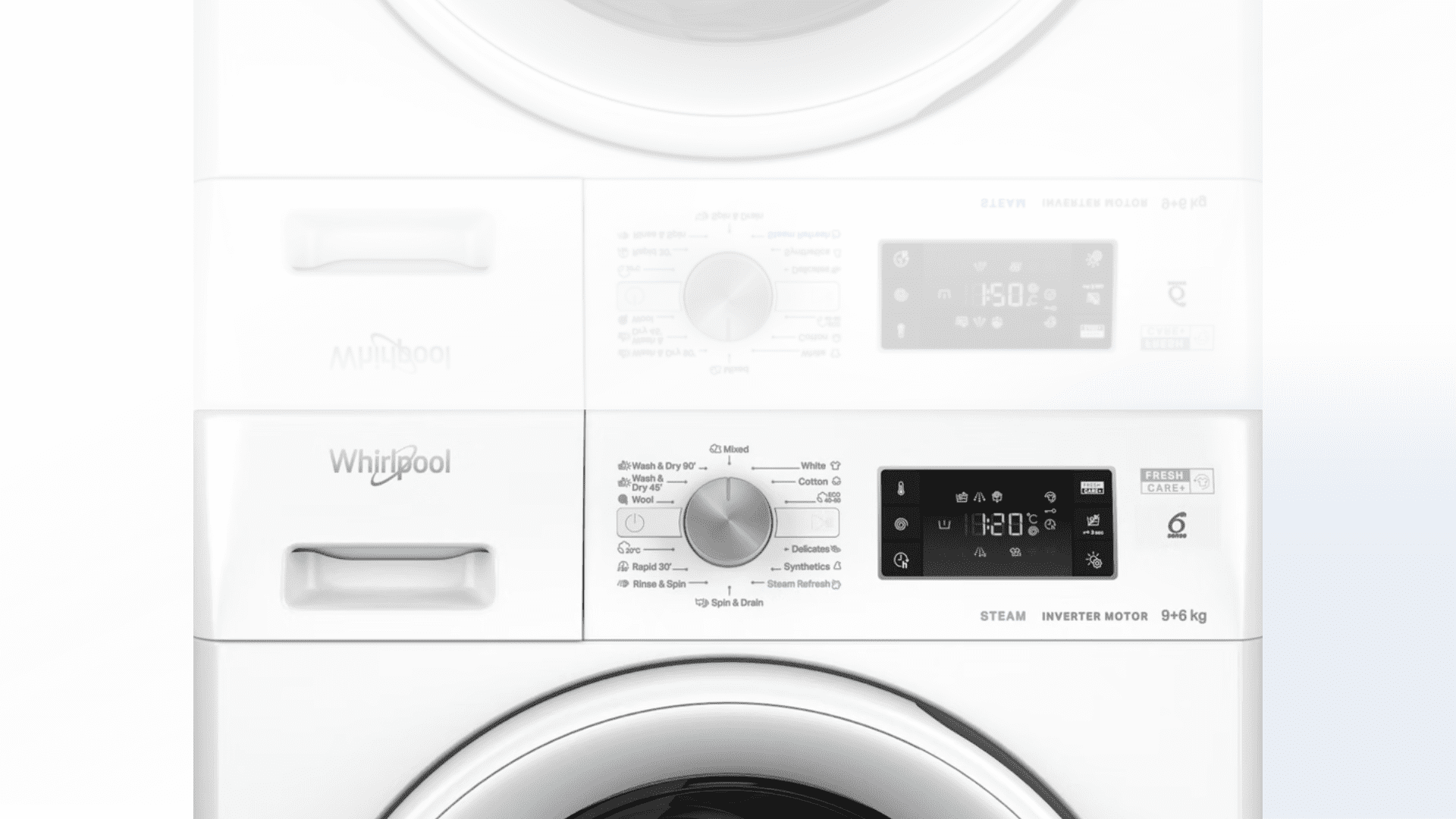 Whirlpool FFWDB 964369 WV EE - 9/6 kg 2 Whirlpool FFWDB 964369 WV EE 96 kg