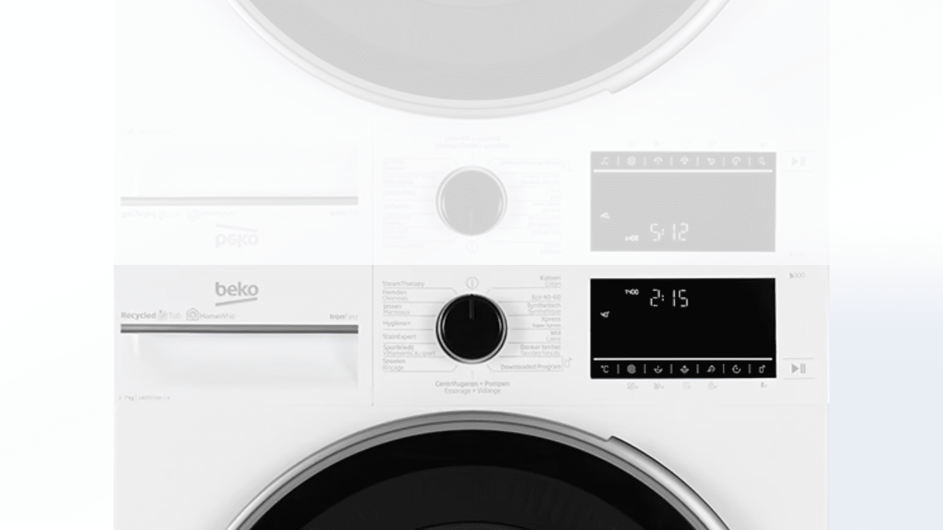 Beko B3WFU57411W IronFast 1