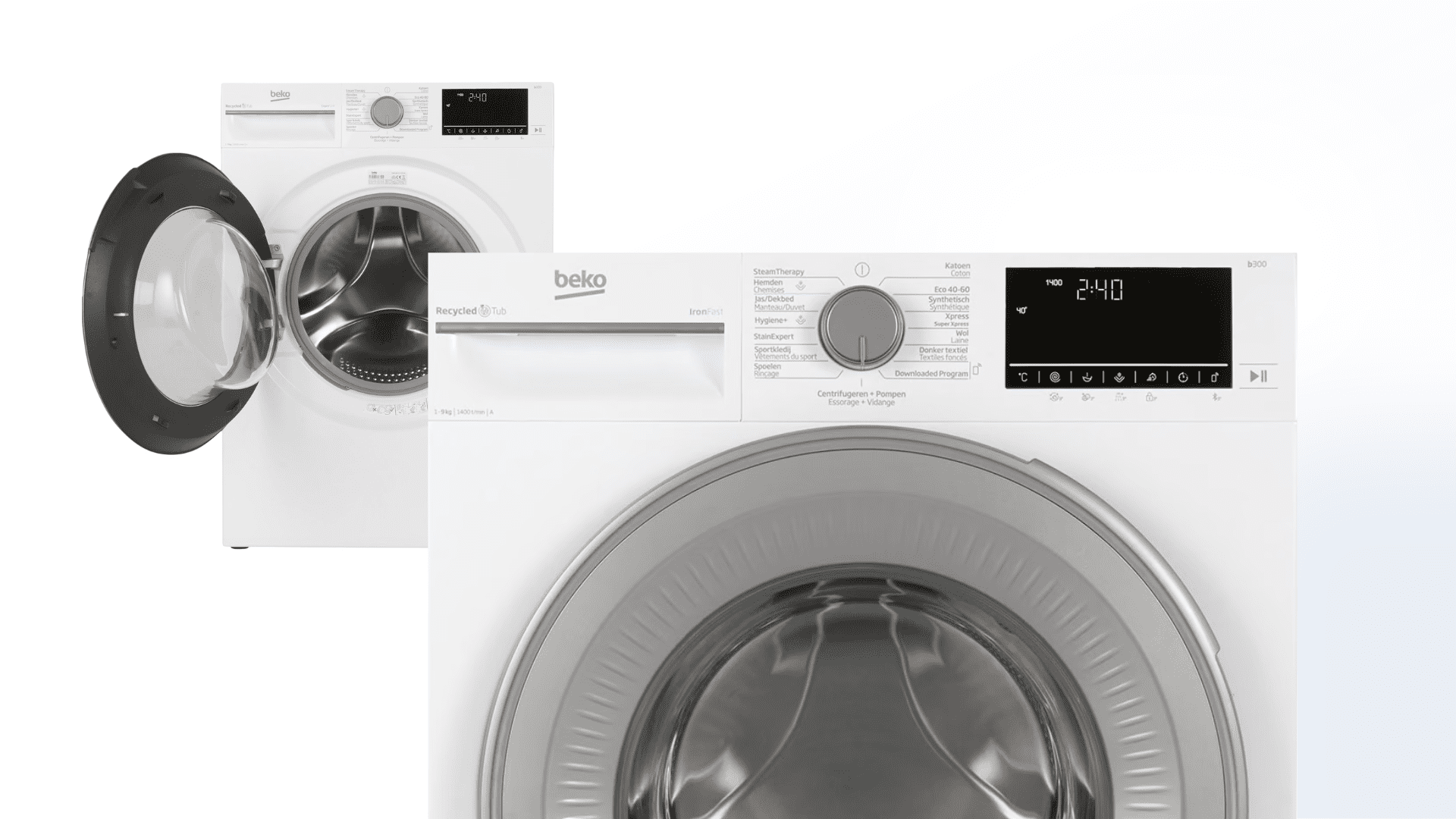 Beko B3WT5841WB1 IronFast 1 Beko B3WT5841WB1 IronFast 2