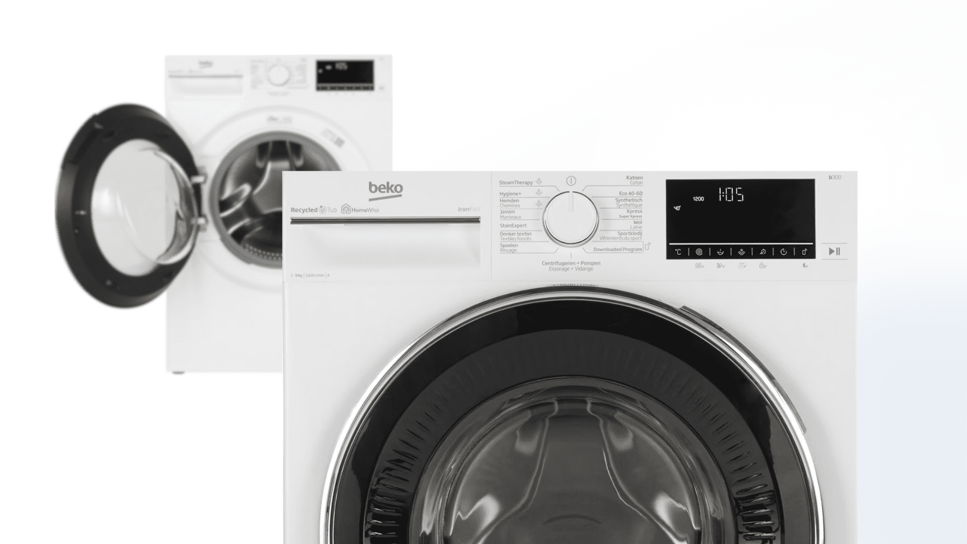 Beko B3WT59610W IronFast 1 Beko B3WT59610W IronFast 2