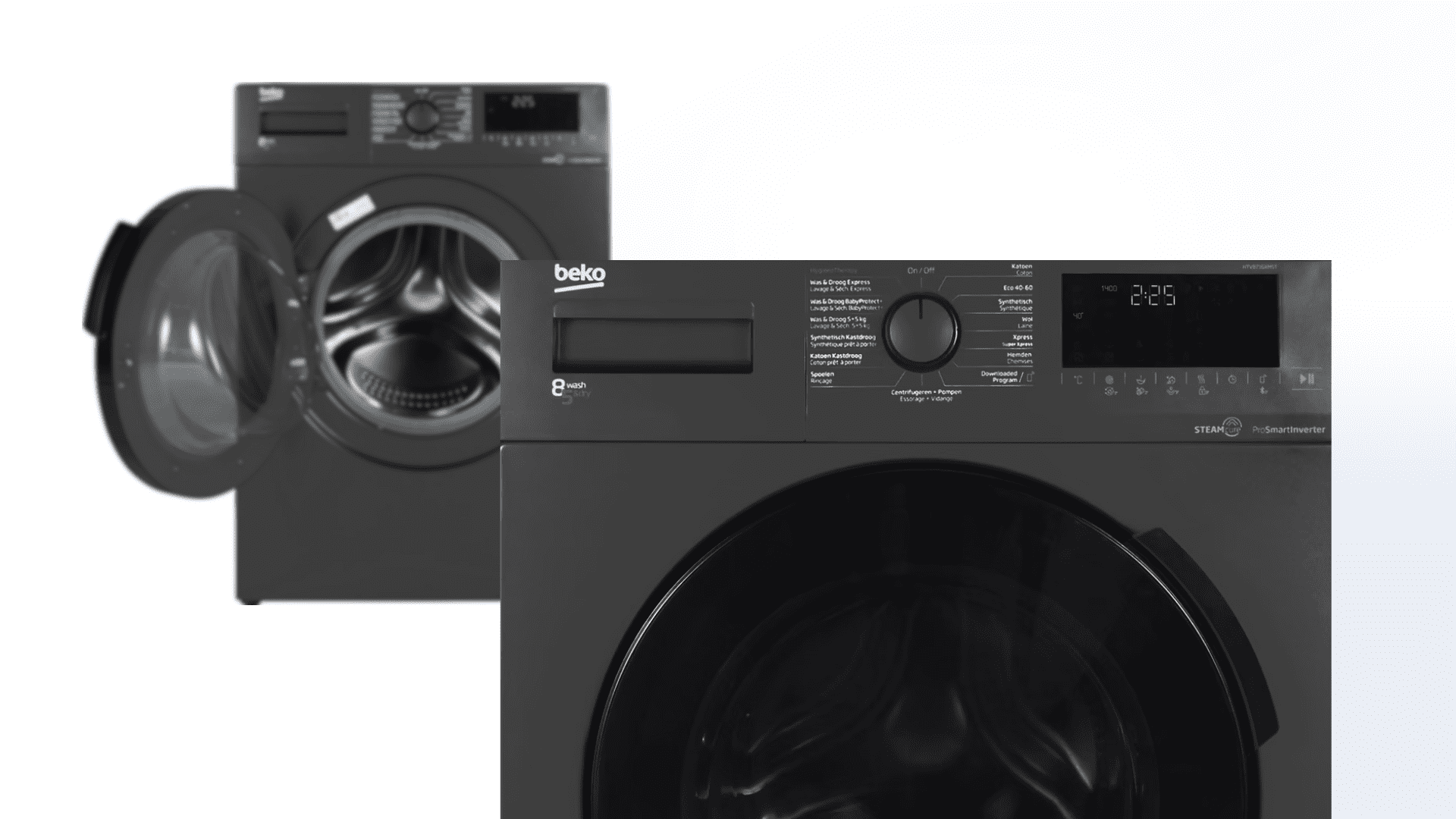 Beko HTV8716XMST SteamCure 8 5 kg 2