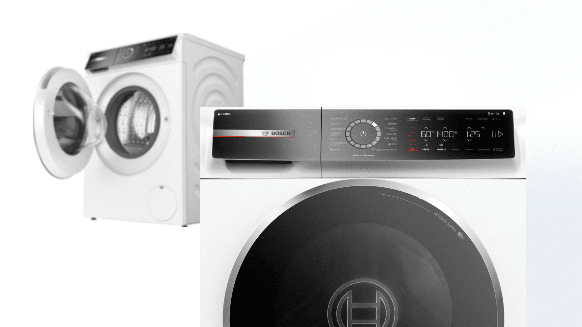 Bosch WGB244A5NL i-DOS 1 Bosch WGB244A5NL i DOS 2