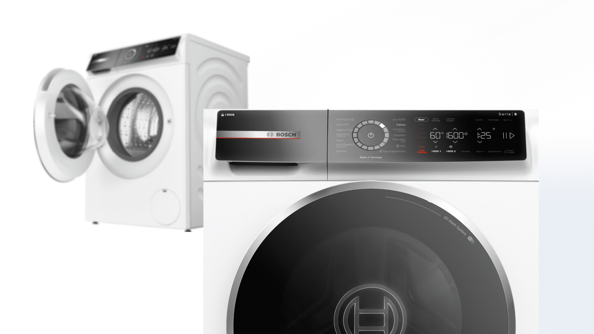 Bosch WGB256A5NL i-DOS 1 Bosch WGB256A5NL i DOS 2